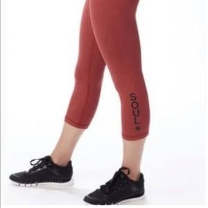 Soul Cycle Cropped leggings Size medium